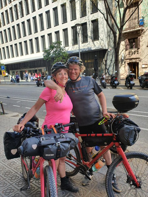 Yogi's op de fiets